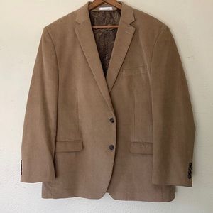 CHAPS Men’s Corduroy Tan Blazer Sport Coat 46R